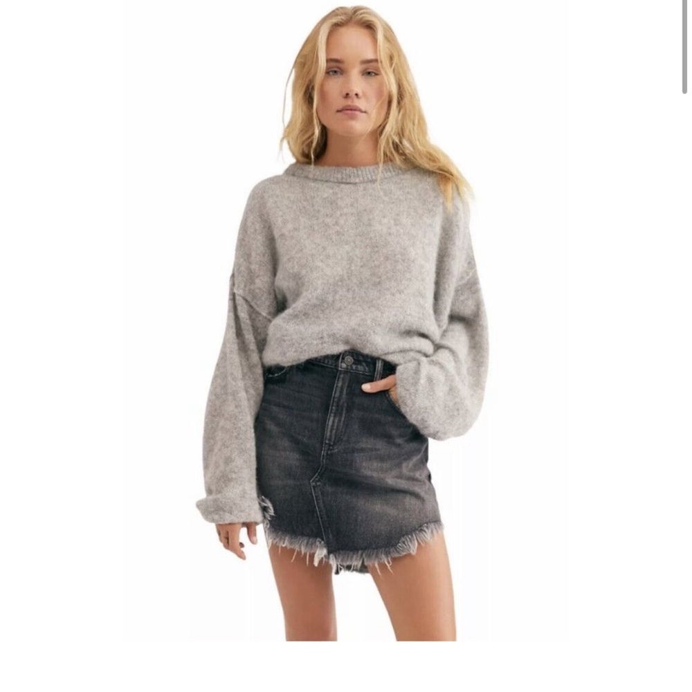 Free People Bailey Denim Skirt 27